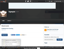 Tablet Screenshot of lapepie.over-blog.com