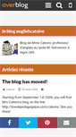 Mobile Screenshot of englishcatoire.over-blog.com