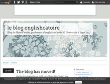 Tablet Screenshot of englishcatoire.over-blog.com