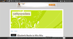 Desktop Screenshot of cathyoyochen.over-blog.com