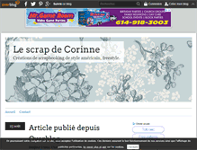 Tablet Screenshot of corinneleclercq.over-blog.com