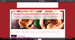 Desktop Screenshot of nicolasanimation.over-blog.fr