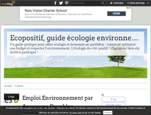 Tablet Screenshot of ecopositif.over-blog.com