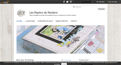Desktop Screenshot of lespapiersdepandore.over-blog.com