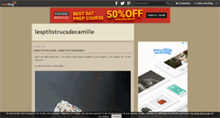 Desktop Screenshot of lesptitstrucsdecamille.over-blog.com
