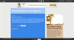 Desktop Screenshot of lhistoiredesophie.over-blog.com