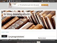Tablet Screenshot of dawahpaltalk.over-blog.com