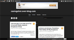 Desktop Screenshot of casiogshoi.over-blog.com