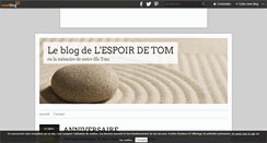Desktop Screenshot of lespoir-de-tom.over-blog.com
