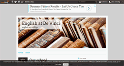 Desktop Screenshot of english-devinci.over-blog.com