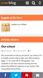 Mobile Screenshot of english-devinci.over-blog.com
