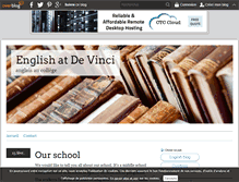 Tablet Screenshot of english-devinci.over-blog.com