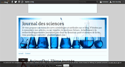 Desktop Screenshot of journaldela-science.over-blog.com