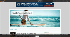 Desktop Screenshot of malinois-passion.over-blog.com