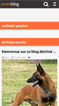 Mobile Screenshot of malinois-passion.over-blog.com