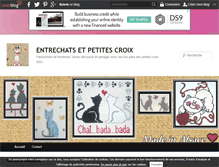 Tablet Screenshot of entrechats-et-petites-croix.over-blog.com
