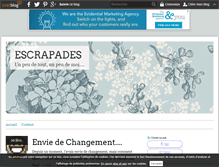 Tablet Screenshot of escrapades.over-blog.com
