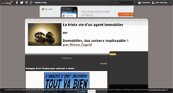 Desktop Screenshot of immobilier-revelateur-de-la-nature-humaine.over-blog.com
