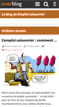 Mobile Screenshot of emploi-saisonnier.over-blog.com