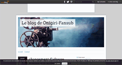 Desktop Screenshot of onigiri-fansub.over-blog.com