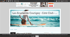 Desktop Screenshot of ecuriesdecoutigny.over-blog.com