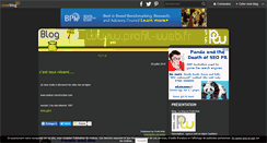 Desktop Screenshot of profilweb.over-blog.com