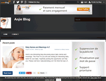 Tablet Screenshot of anjie.over-blog.com