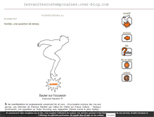 Tablet Screenshot of lesvanitescontemporaines.over-blog.com