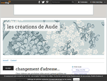 Tablet Screenshot of lescreationsdeaude.over-blog.com