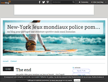 Tablet Screenshot of new-york.pompier2011.over-blog.fr