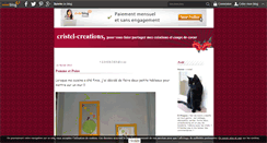 Desktop Screenshot of cristel-creations.over-blog.com
