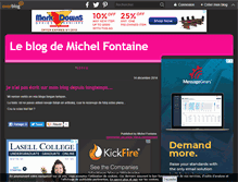 Tablet Screenshot of michelfontaine.over-blog.com