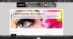 Desktop Screenshot of ecrituriste.over-blog.com