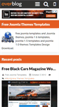 Mobile Screenshot of freejoomlatemplates.over-blog.com