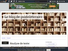 Tablet Screenshot of guidelitteraire.over-blog.com
