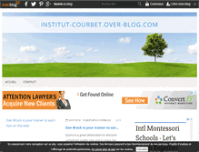 Tablet Screenshot of institut-courbet.over-blog.com