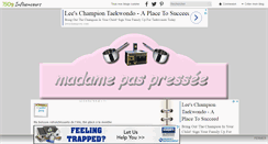 Desktop Screenshot of madamepaspressee.over-blog.com