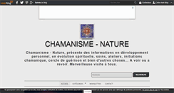 Desktop Screenshot of chamanisme-nature.over-blog.com