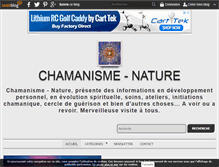 Tablet Screenshot of chamanisme-nature.over-blog.com