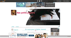 Desktop Screenshot of petitspapiers.over-blog.fr