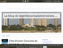 Tablet Screenshot of lepetitjournalisteivoirien.over-blog.com