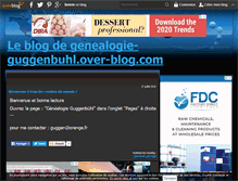 Tablet Screenshot of genealogie-guggenbuhl.over-blog.com