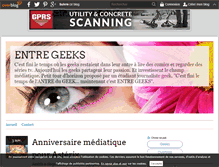 Tablet Screenshot of entre-geeks.over-blog.com