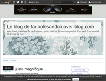 Tablet Screenshot of faribolesandco.over-blog.com