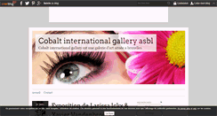 Desktop Screenshot of cobaltgallery.over-blog.com