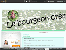 Tablet Screenshot of lebourgeoncreatif.over-blog.com
