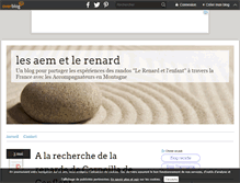 Tablet Screenshot of lesaemetlerenard.over-blog.com