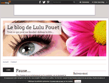 Tablet Screenshot of lulupouet.over-blog.fr
