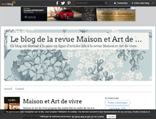 Tablet Screenshot of maison-artdevivre.over-blog.com