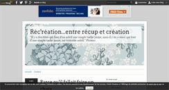 Desktop Screenshot of entrerecreation.over-blog.com